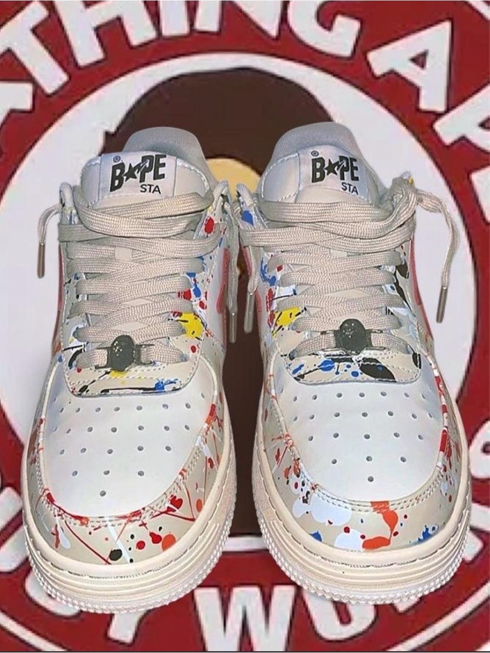 Bathing Ape Bape Sta “Paint Splatter”